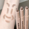 Cream Nose Contour Stick with Smudge Brush – 3D Face Brightening & Natural Sculpting Pen