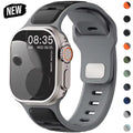 Premium Silicone Sport Strap – Comfortable Waterproof Replacement Wristband for Smart Watches