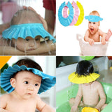 Baby Shower Cap With Stopper | Silicon Baby Shower Cap | Soft & Safe Material | Random Color