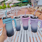 780ml Premium Stainless Steel Tumbler Elegant Design Double Wall Insulated Leakproof Travel Mug For Hot And Cold Drinks | Random Color