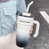 780ml Premium Stainless Steel Tumbler Elegant Design Double Wall Insulated Leakproof Travel Mug For Hot And Cold Drinks | Random Color