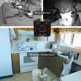 Sq 11 Mini Camera - Portable Small Surveillance Pocket Cam Night Vision Motion Detection Full HD Micro Security Video Recorder Cube Cam