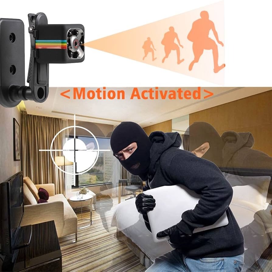 Sq 11 Mini Camera - Portable Small Surveillance Pocket Cam Night Vision Motion Detection Full HD Micro Security Video Recorder Cube Cam
