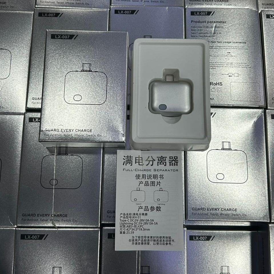 LX-007 Automatic Full Charge Battery Protection Disconnect Device For Mobile Phones And Smart Devices ~ Type-C