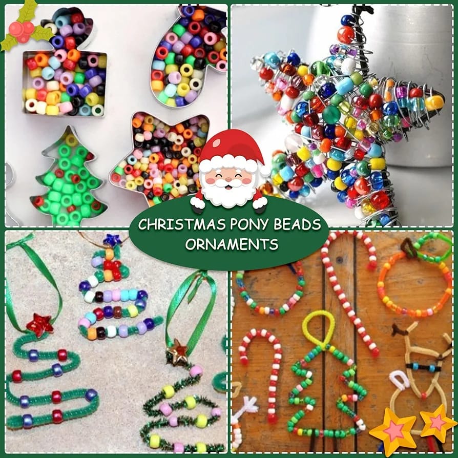4000PCS Pony Beads Friendship Bracelet Making Kit – 96 Colors DIY Jewelry Craft Set with Letter Beads & Charms - Random Color