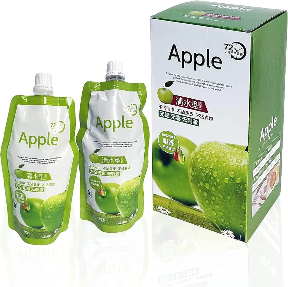 Apple Hair Color Cream Gentle Formula Provides Rich Color Smooth Application Long Lasting Shine Nourishes Hair - Hair Care Product - 1000ML (Black)