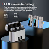 Jmary 100% Original Mw-15 2.4G Wireless Microphone For Mobile Lightning Noise Reduction Biggest Battery