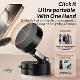 Magnetic Suction Phone Holder – Foldable & Adjustable 360° Magnetic Mount for Car, Bathroom, Kitchen, Gym & Office