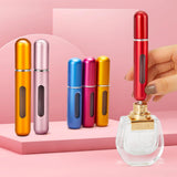 Refillable Mini Perfume Spray Bottle Spray Atomizer 5 Ml | Portable, Leak-Proof, And Stylish (Random Color)