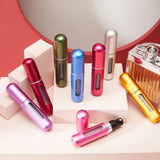 Refillable Mini Perfume Spray Bottle Spray Atomizer 5 Ml | Portable, Leak-Proof, And Stylish (Random Color)