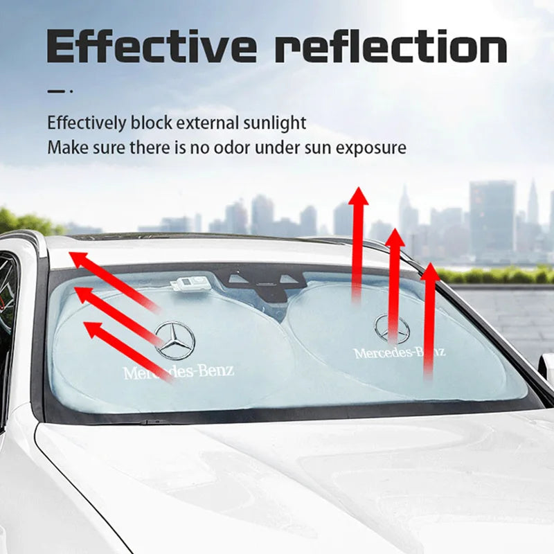 Universal Car Sun Shield for Windshield – Reflective UV Protection Cover to Keep Vehicle Cool