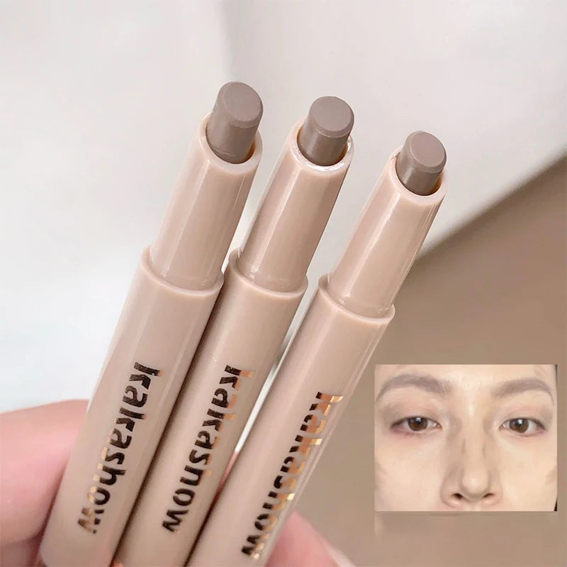 Cream Nose Contour Stick with Smudge Brush – 3D Face Brightening & Natural Sculpting Pen
