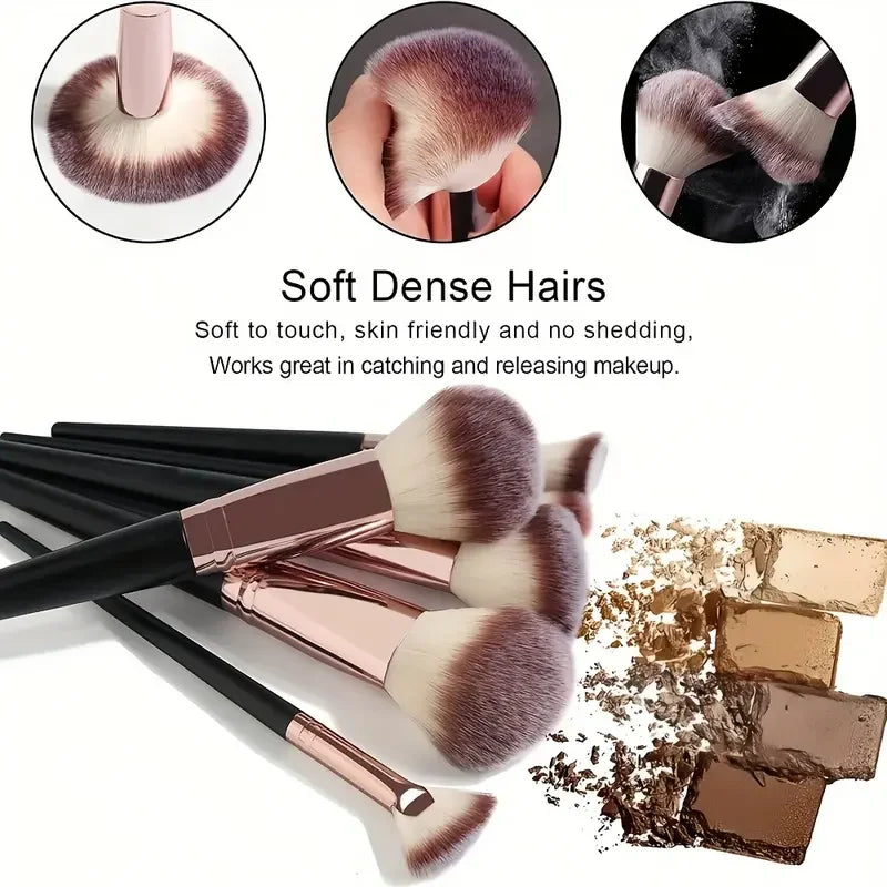 Professional Makeup Brush Set 3/20PCS – Soft Fluffy Foundation, Concealer, Blush, Eyeshadow & Blending Kabuki Brushes for Women
