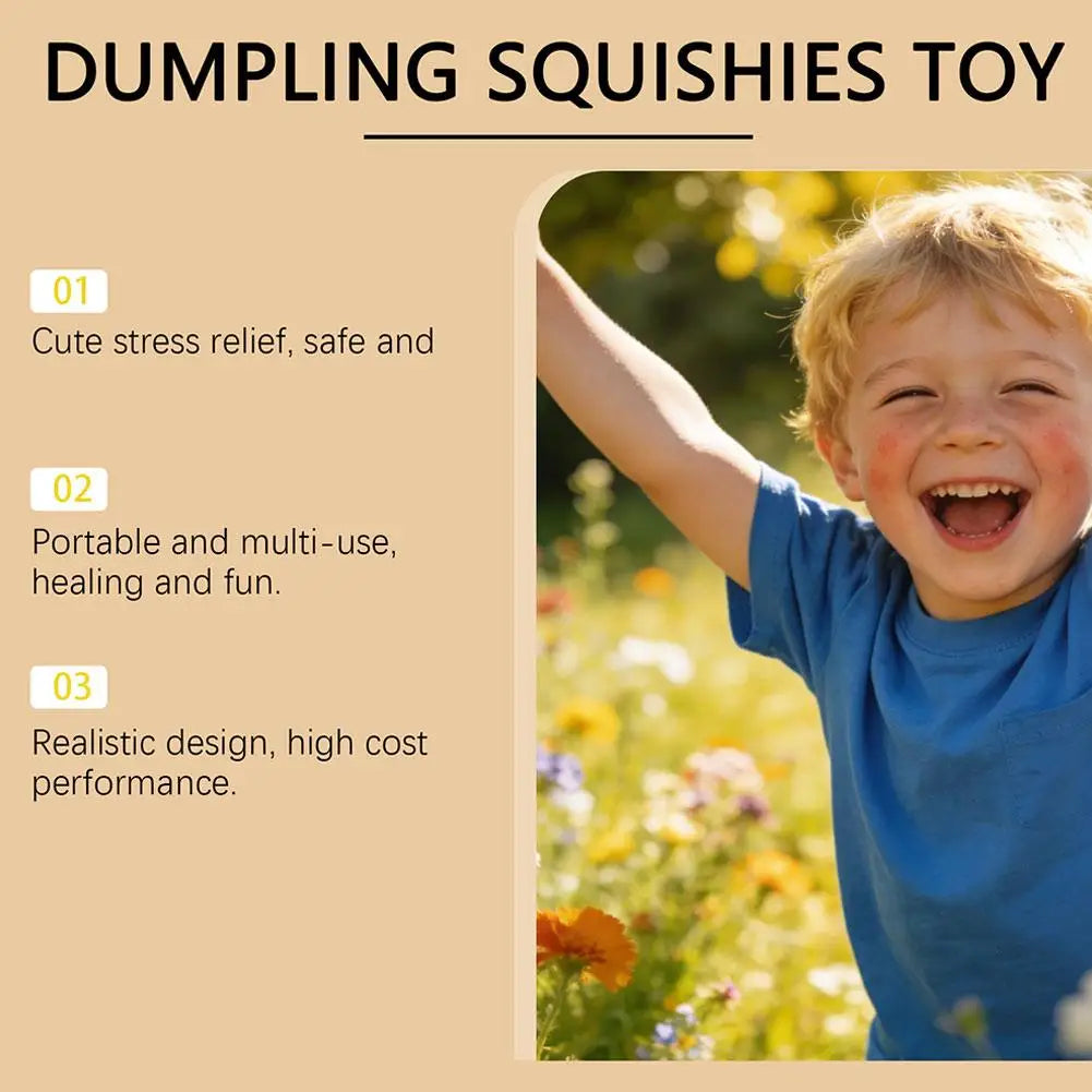 Glitter Squishy Bun Toy – Slow Rise Sensory Fidget Toy Gift for Kids, Teens & Stress Relief