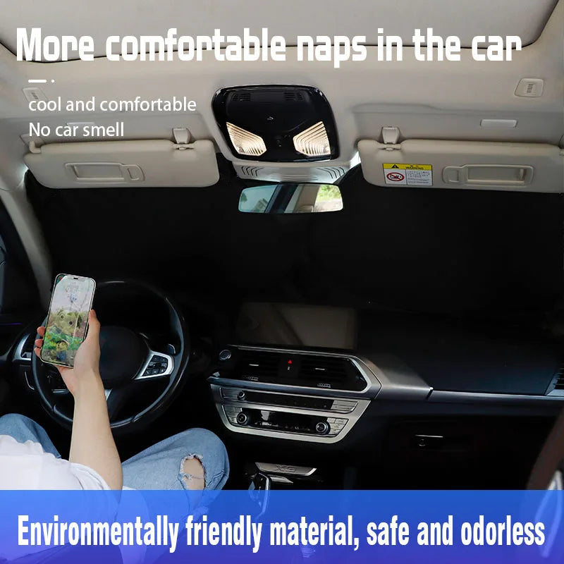 Universal Car Sun Shield for Windshield – Reflective UV Protection Cover to Keep Vehicle Cool