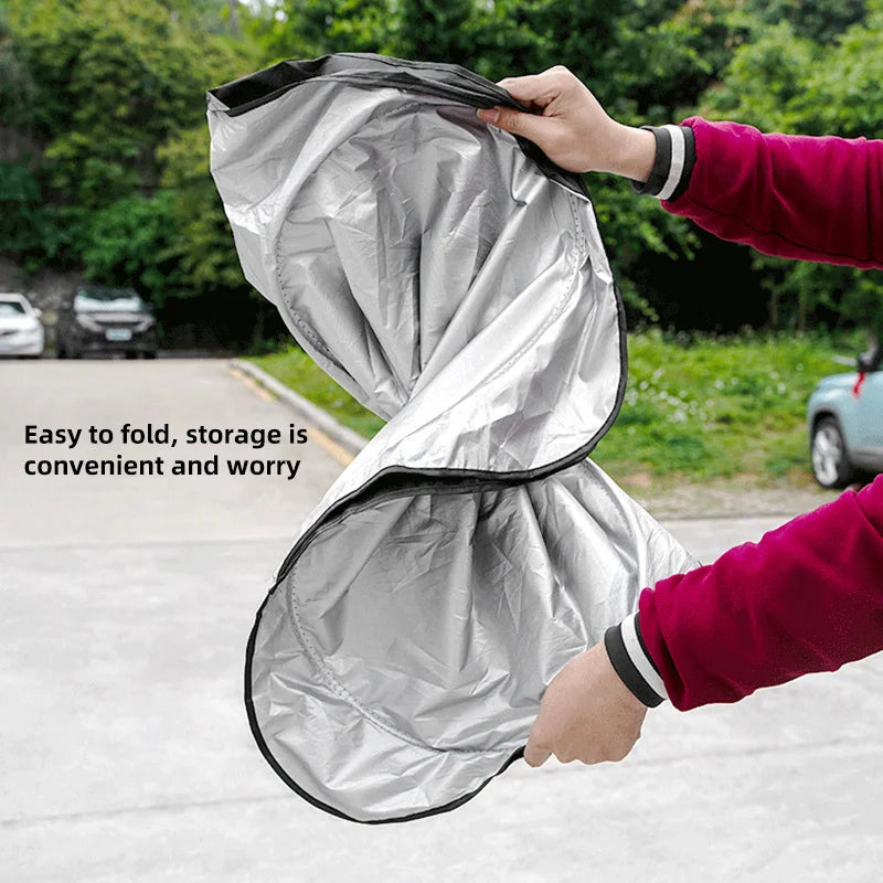 Universal Car Sun Shield for Windshield – Reflective UV Protection Cover to Keep Vehicle Cool