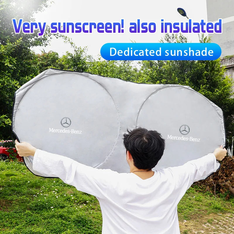 Universal Car Sun Shield for Windshield – Reflective UV Protection Cover to Keep Vehicle Cool